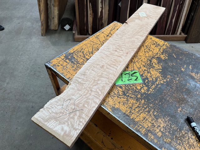 Quilted Maple Lumber QM125