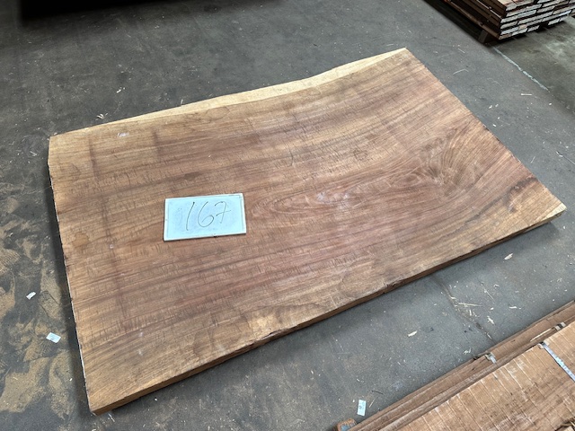 Parota (Guanacaste) Slab #167 One Live Edge