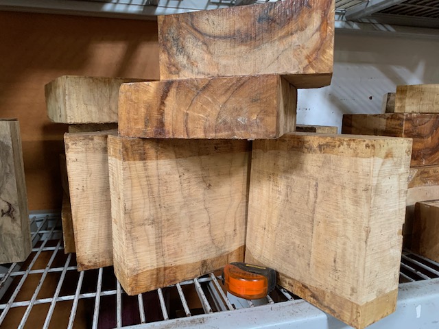 2.75" x 8.75" x 8.75"" Primavera "Blond Mahogany" Bowl Blank