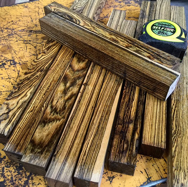 2" x 2" x 18" Bocote Turning Squares