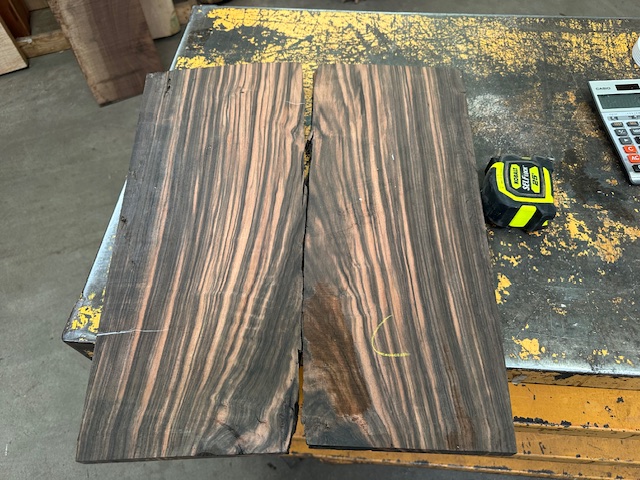 Macassar Ebony Lumber LMCEC (Matched Set)