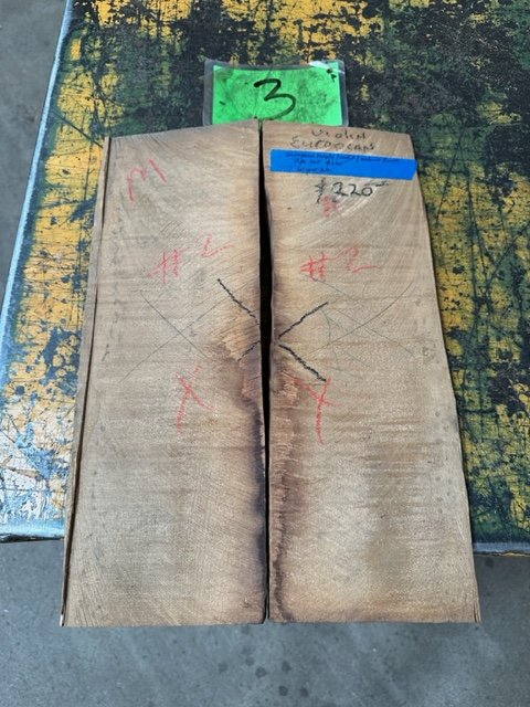 European Curly Maple Violin 2 pc Billet LMPC3