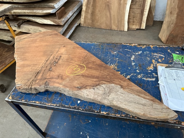 Reclaimed Mahogany Buttress Slab #3
