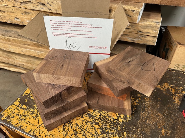 Walnut Turning Blanks Discount Pack #60