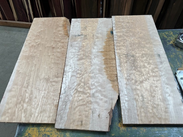 Quilted Maple Lumber PACK QM23