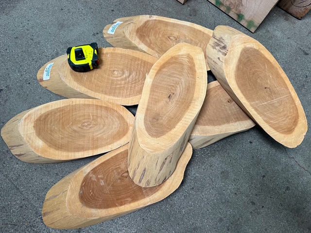Teak "Cookie" Slabs Batch O